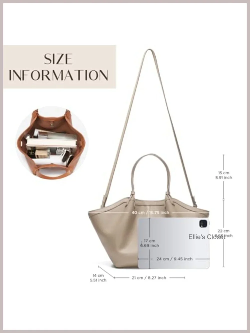 Faux Leather Top Handle Tote Bag, Satchel Purse with Adjustable Strap